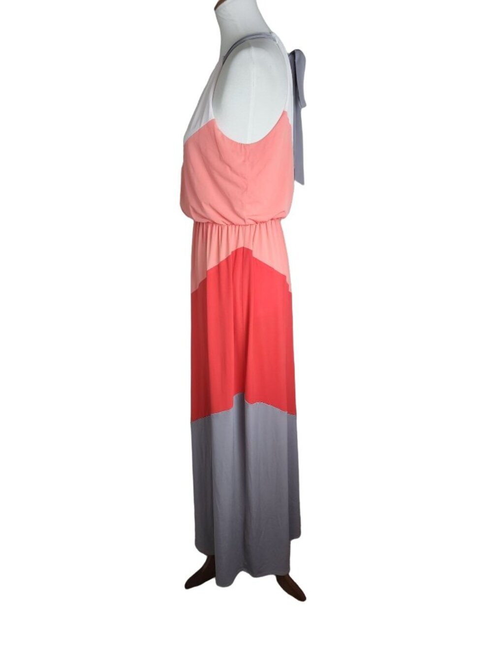 Vince Camuto Women's Keyhole Blouson Maxi Dress size 6 - Picture 3 of 7